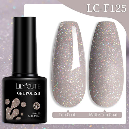 LILYCUTE 7ml 9D Cat Magnetic Gel Nail Polish Iridescent Magnet Semi Permanent Soak Off UV LED Manicure For Nail Art Gel Varnish