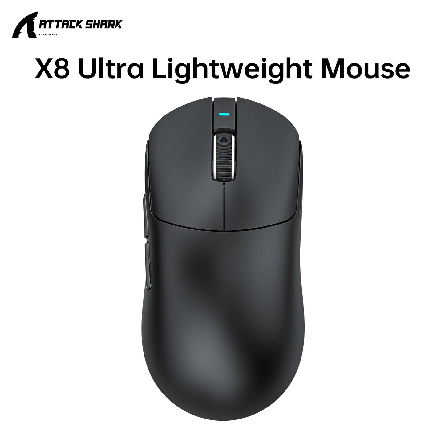 Attack Shark X8Ultra Gaming Mouse & Wireless 8K Receiver,Bluetooth Wireless Connection,PAW3950MAX Sensor,42000DPI,Type-C