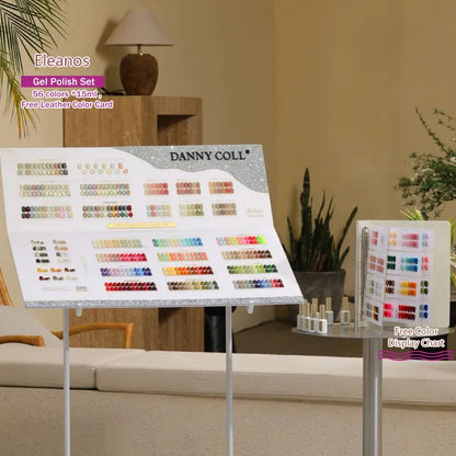 Dannycoll 260 Colors Soak Off UV LED Nail Gel Set With Color Card Nail Art Salon Gel Polish Set Nail Gel Polish Learner Kit 15ML
