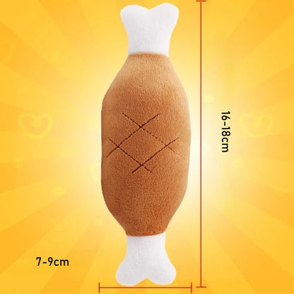 5/10pcs Pet Chew Toy with Squeaking Plush Toys, Small Chili and Eggplant Shapes, Dog Interactive Toys To Bite, Pet Gifts