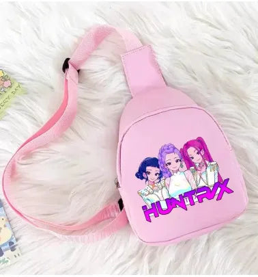 New Children Chest Bag Anime Cartoon Alphabet Fashionable Shoulder Diagonal Straddle Bag Girl Boy Cartoon Casual Chest Bags