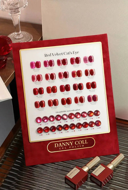High End 9D Cat Eye Gel Polish Set With Color Board  Magnetic Gel Nail Set Luxury Cat's Eye Gel Soak Off UV LED Nail Varnish