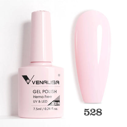 Venalisa VIP5 Nail Gel Polish HEMA/TPO FREE Full Coverage Beautiful Semi Permanent Soak Off UV LED Gel Nail Polish Gel Lacquer