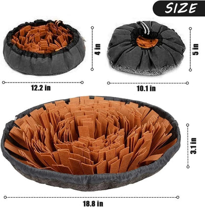 Snuffle Mat for Dogs, Pet Snuffle Mat for Small and Medium Dogs, Interactive Sniff Mat Feeding Mat for Puppies, Slow Feeder