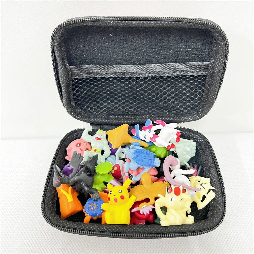 24pcs/Bag Set 2-3cm Pokemon Bag Figures Toy Bulk Anime Mini Doll Figurine Small Pocket Monster Birthday Gift Toys