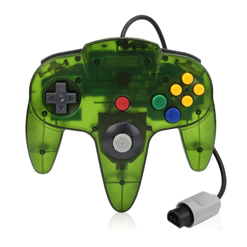 8 Colors Wired Gamepad For N64 Console Joypad Control for N64 Classic Joystick Retro Game Console Gamepad Accessories