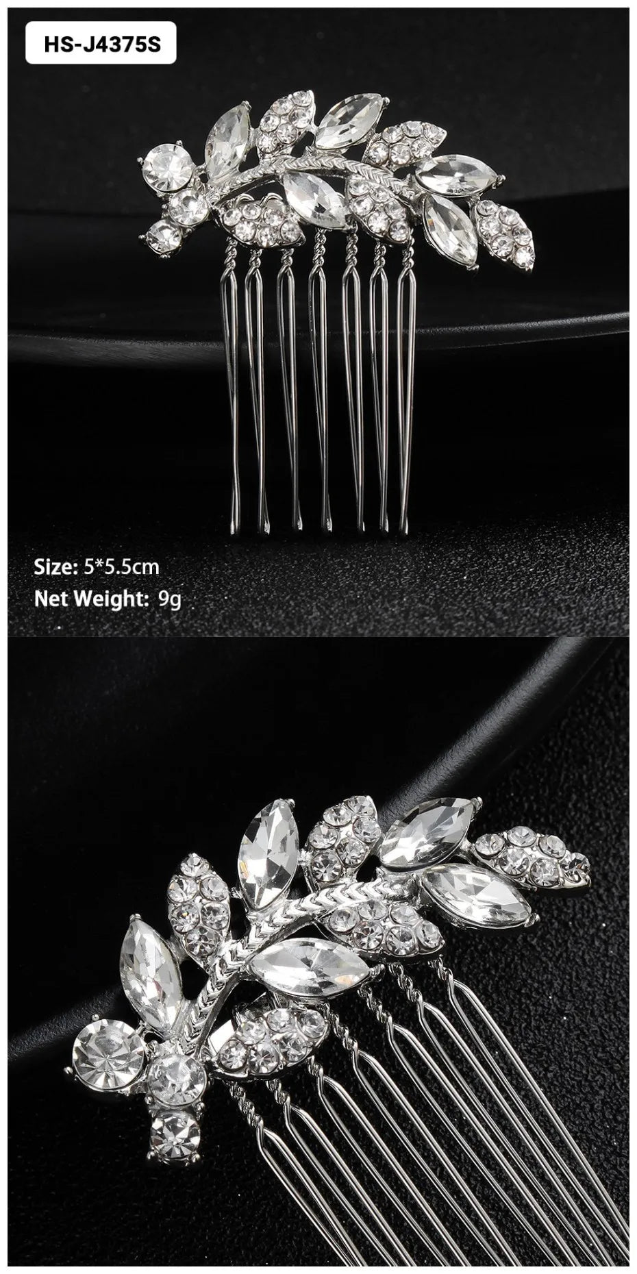 Crystal Bridal Hair Comb.