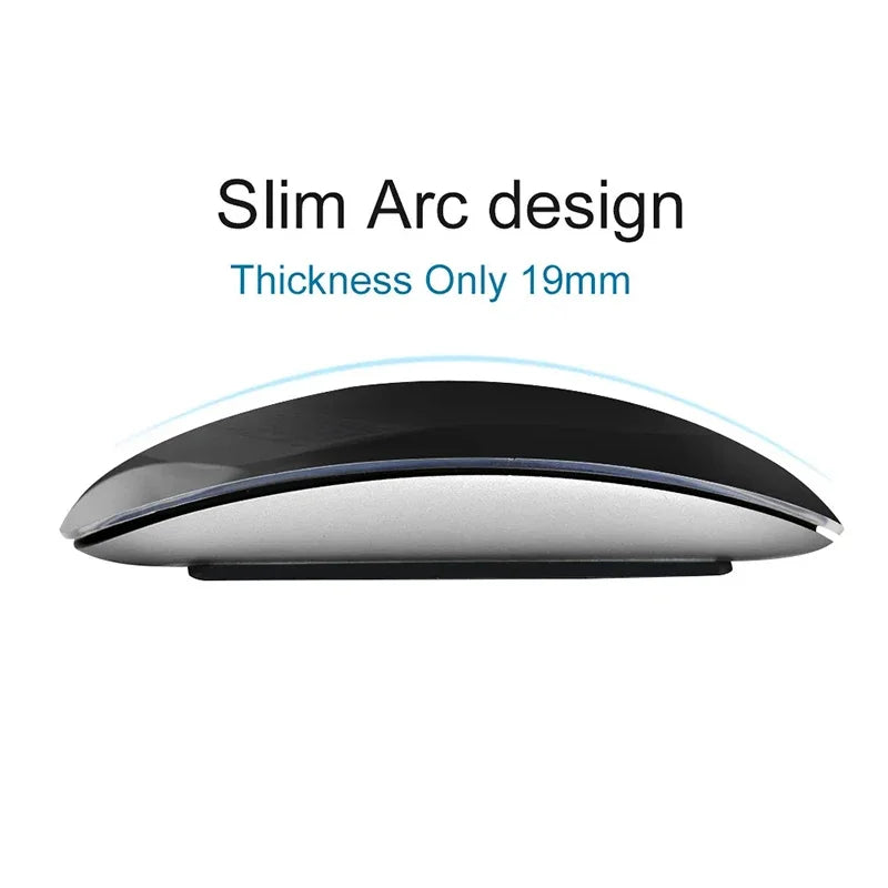 Lenovo Wireless Mouse Rechargeable Bluetooth 5.0 Silent Surface Touch Mice Ultra-thin Magic Mouse For Laptop Ipad Mac PC Macbook