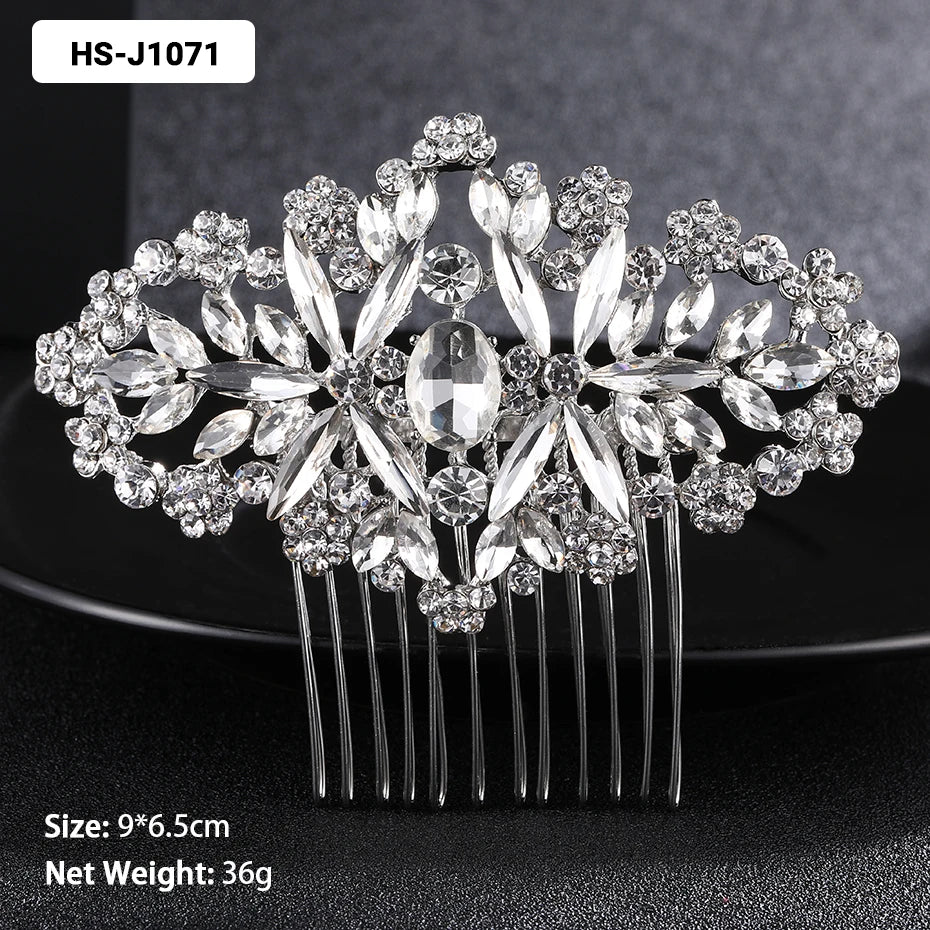 Crystal Bridal Hair Comb.