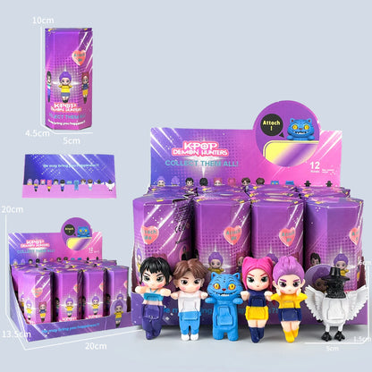 2026 Kpop Demon Hunters Action Figure Derpys Tiger Rumi Mira Zoey Sussy Figurine Children's Birthday Gift in Stock Fast Shipping