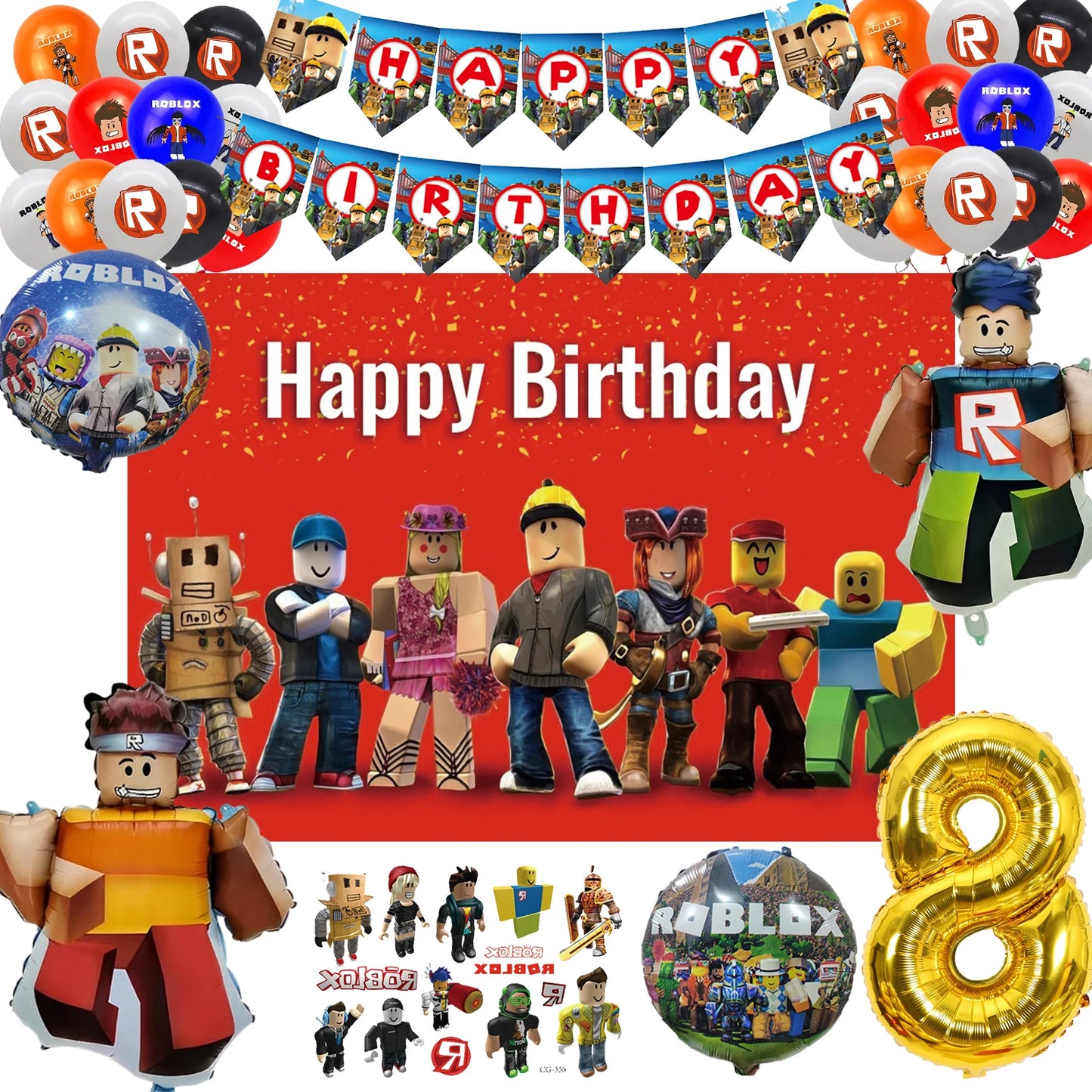 Roblox Party Decor Set 1