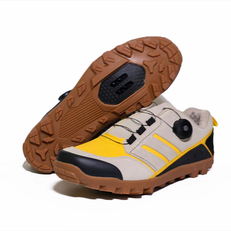 MTB-199 XC/Trail/MTB Cycling Shoes (Tênis Masculino) - Men's Gravel Road Bicycle Sneakers, SPD Cleats System for MTB Shoes