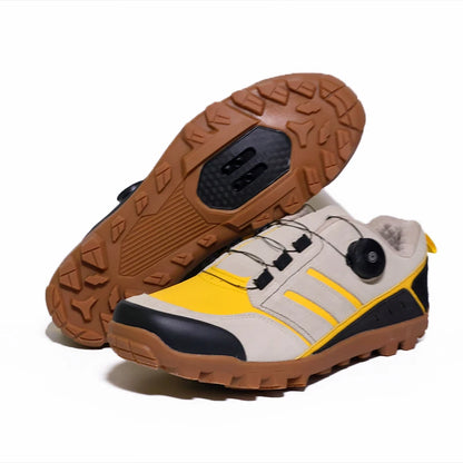 MTB-199 XC/Trail/MTB Cycling Shoes (Tênis Masculino) - Men's Gravel Road Bicycle Sneakers, SPD Cleats System for MTB Shoes