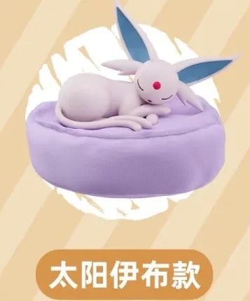 New In Stock Pokemon Eevee Sleeping Position Series Blind Box Sylveon Umbreon Flareon Jolteon Anime Desktop Decoration Model Toy