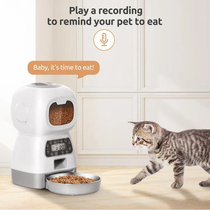 WiFi Smart Automatic Pet Feeder 3.5L 🐱📱