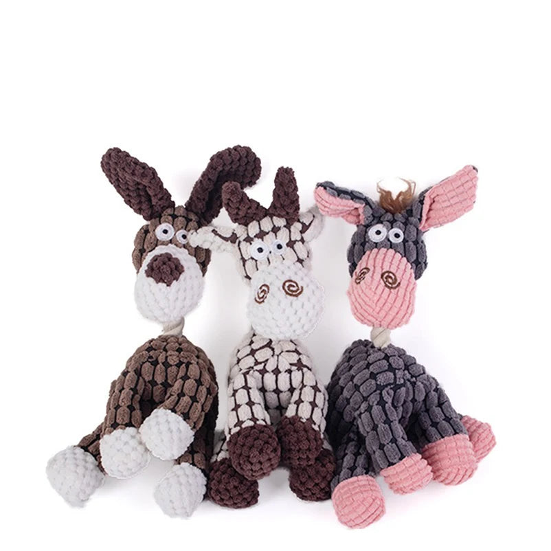 Donkey Plush Pet Toy