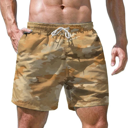 Camouflage Military Beach Shorts Men 3D Print Army Veteran Board Shorts Quick Dry Swimsuit Swim Trunks Cool Soldiers Ice Shorts