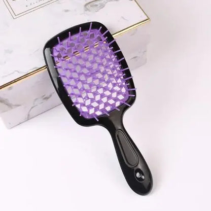 Massage cleaning hair brush, hollow wet curling brush, tail comb, edge curling brush