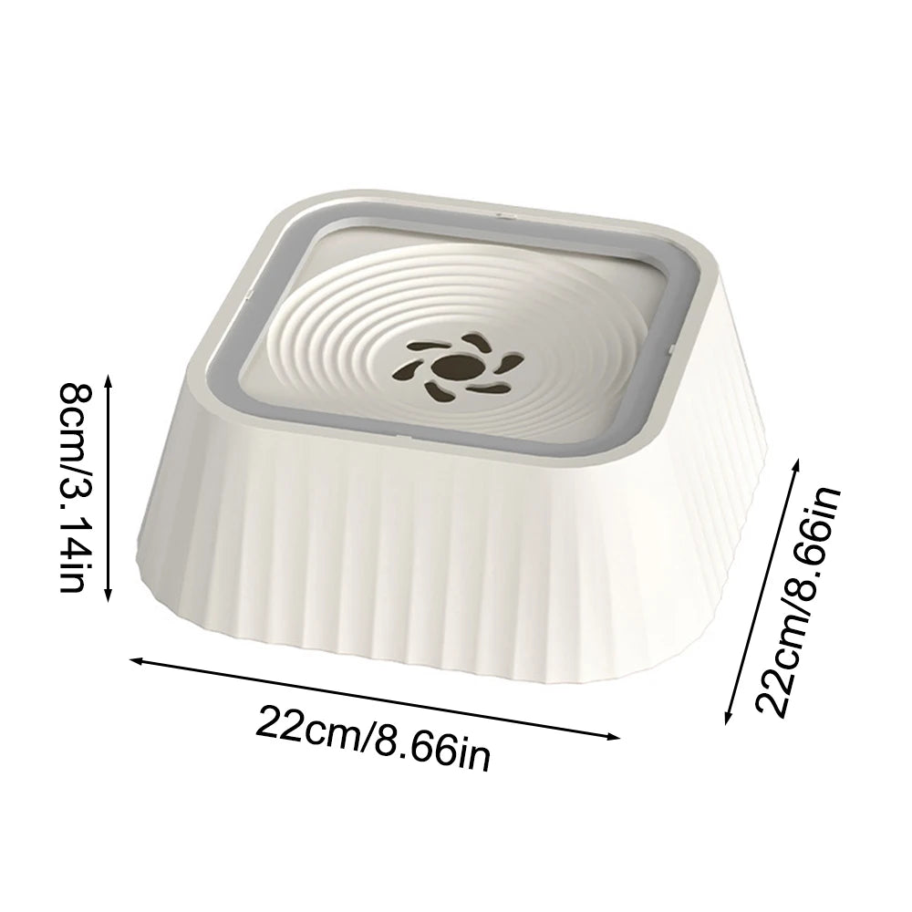 Pet Floating Drinking Water Bowl Dog And Cat Neck Protection Non-Slip Floatation Water Tray Pets Drinking Bowl