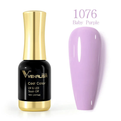VENALISA Nail Gel Varnish TPO FREE Soak Off UV LED Organic Odorless Enamels Nail Art Colors 12ml 120Colors UV Gel Nail Polish