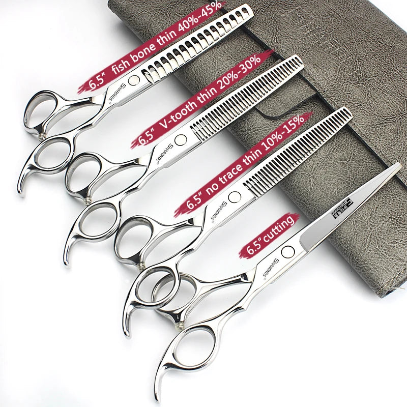 Sharonds 440c 6/7/7.5 inch haircut thinning scissors professional barber shop hairdressing scissors cutting scissors hair shears