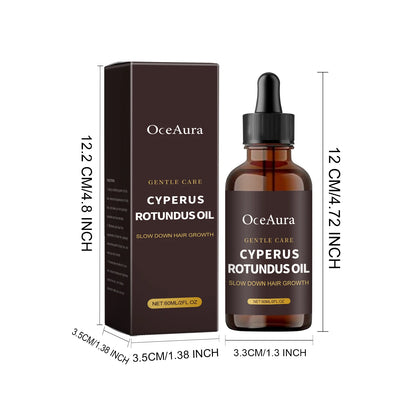 Inhibit Hair Growth Cyperus Rotundus Oil Painless Hair Removal Slow Down Armpit Legs Arms Hair Growth Nourish Smoothing Skin