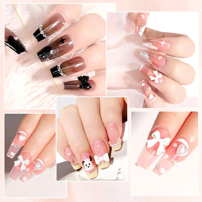 LIMEGIRL Acrylic Manicure Kit UV LED Light Semi-Permanent Gel Varnish Kit Gel Extension Nail Kit Dryer Soak Manicure Tool Kit