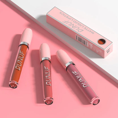25 Color Velvet Matte Lipstick Liquid Waterproof Sexy Red Matte Lip Glaze Non-Stick Halloween Makeup Not Easy To Fade Lip Gloss