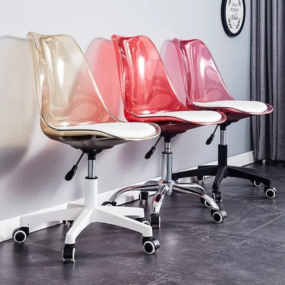 Transparent Swivel Office Chair