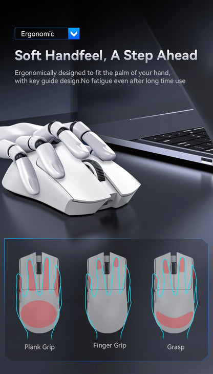 Attack Shark X11 X11SE Wireless Gaming Mouse,1000 Hz,2.4G RGB Optical Mouse,16000 DPI,Ergonomic Computer Mice for PC Laptop Mac
