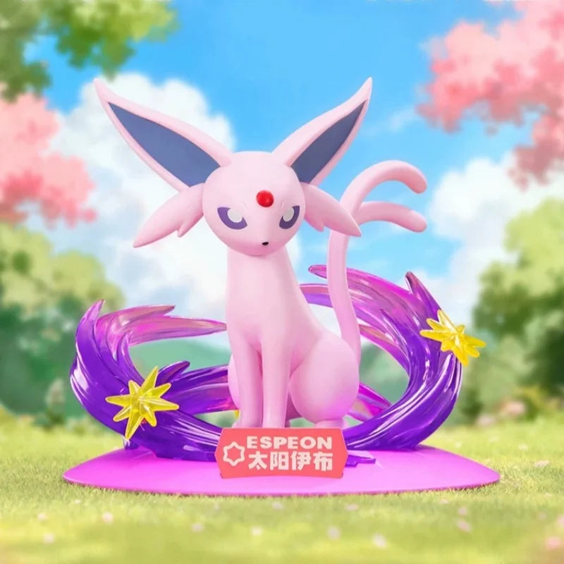 Anime Pokemon Umbreon Eevee Espeon Funism Original Action Figures Home Collection Model Desktop Ornaments Toys Birthday Gifts