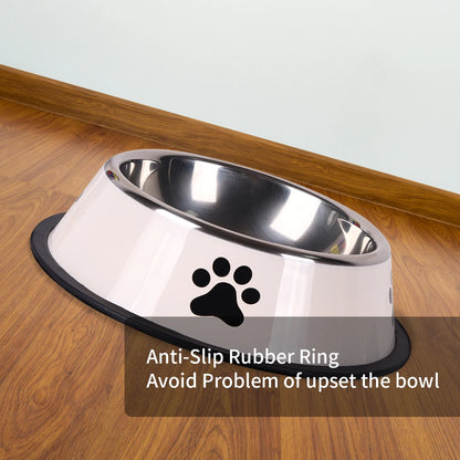 Anti-Slip Stainless Steel Pet Bowl