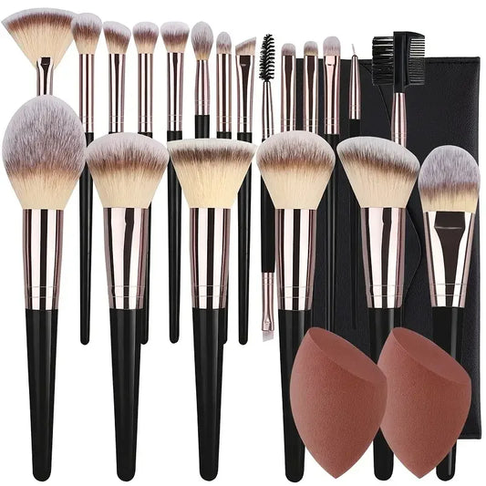 3–20pcs Makeup Brush Set.