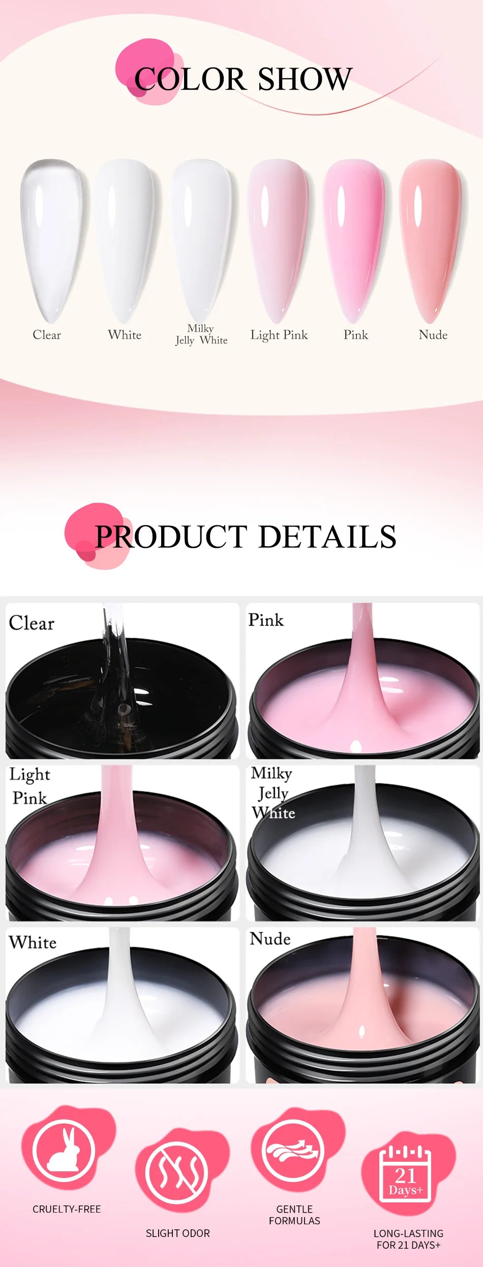 UR SUGAR 150g Rubber Base Gel Nail Polish Sparking Aurora Glitter Rubber Varnish Soak Off Semi permanent UV LED Gel Manicure