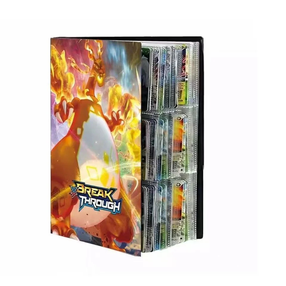 Cartoons 9 Pockets 540 Cards Book Album Anime Map Game Cards PIKACHU