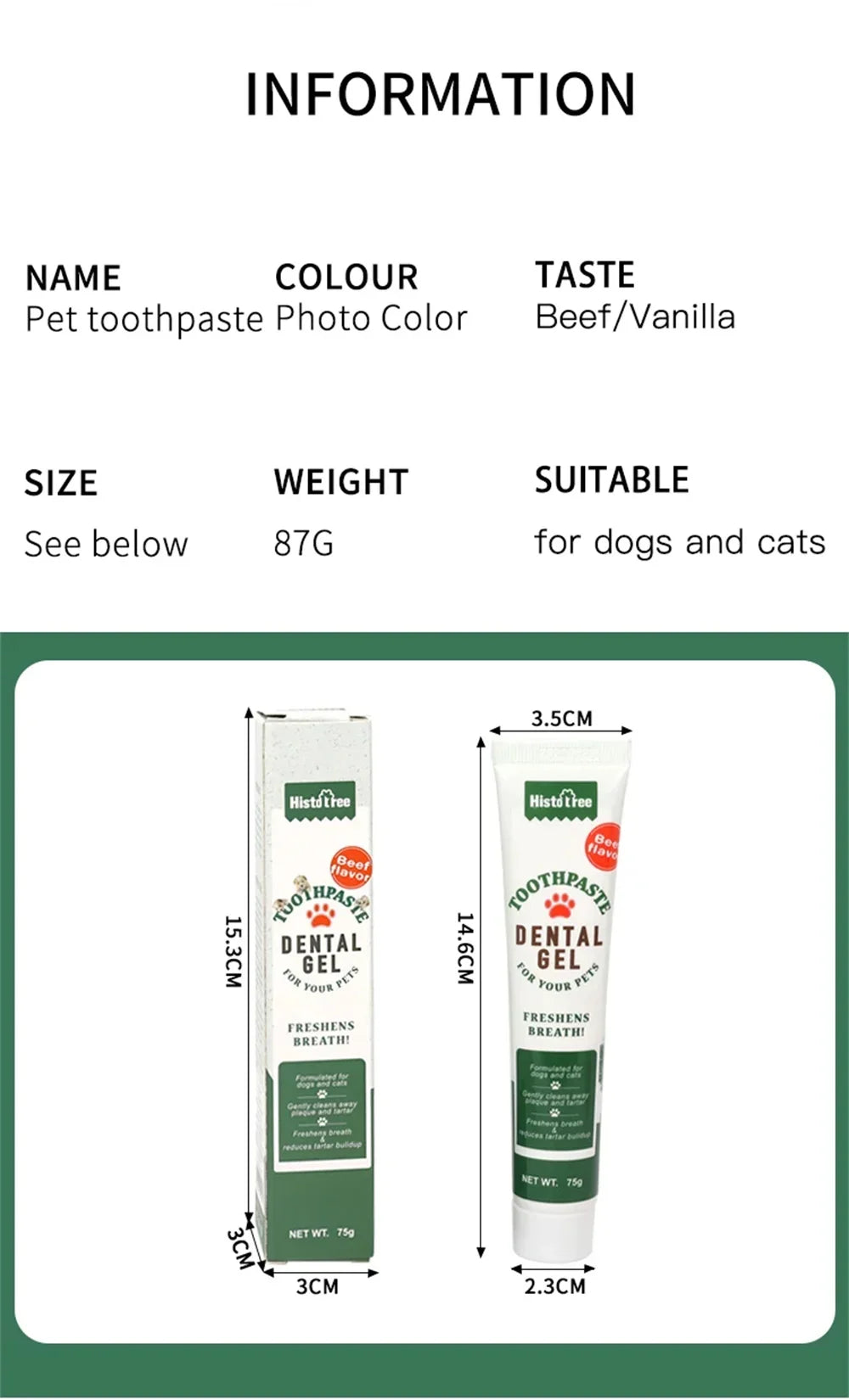 Vanilla Beef Pet Toothpaste 🐶🦷