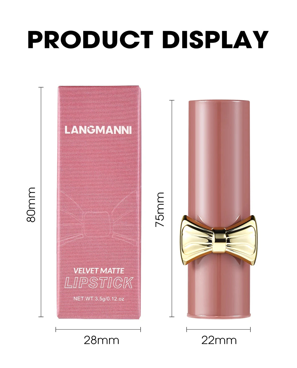 Bowknot Nude Matte Lipstick.