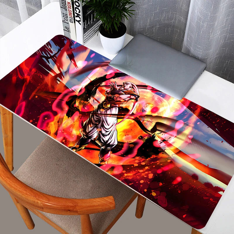 DBZ Dragon Ball Majin Buu Mouse Pad Professional eSports Game Players Speed Lock Edge Rubber Game Desk Mousepad Keyboard Mat