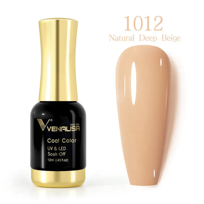VENALISA Nail Gel Varnish TPO FREE Soak Off UV LED Organic Odorless Enamels Nail Art Colors 12ml 120Colors UV Gel Nail Polish