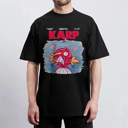 Pokemon T-shirt Men's Pure Cotton Casual  Round Neck T-shirt Short Sleeve Clothing Summer Sports Casual Short Sleeve Top