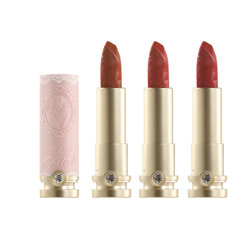 Embossed Matte Lipstick.