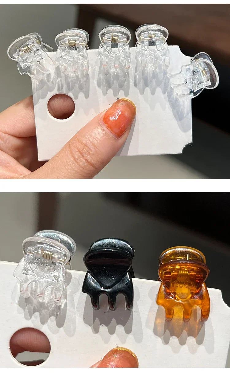 Mini Hair Claw Clips Set.