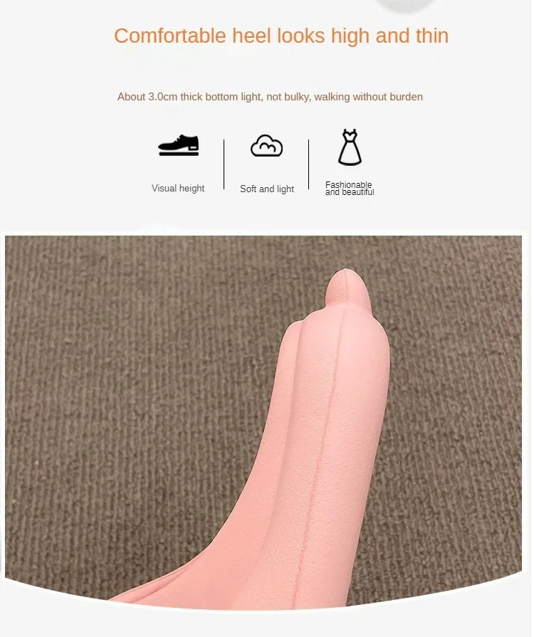 Tongue Kiss Slippers Big Eye Dog Slippers,Cute Funny Big Eye Dog Fun Cartoon Package Head Eva Slippers For Women