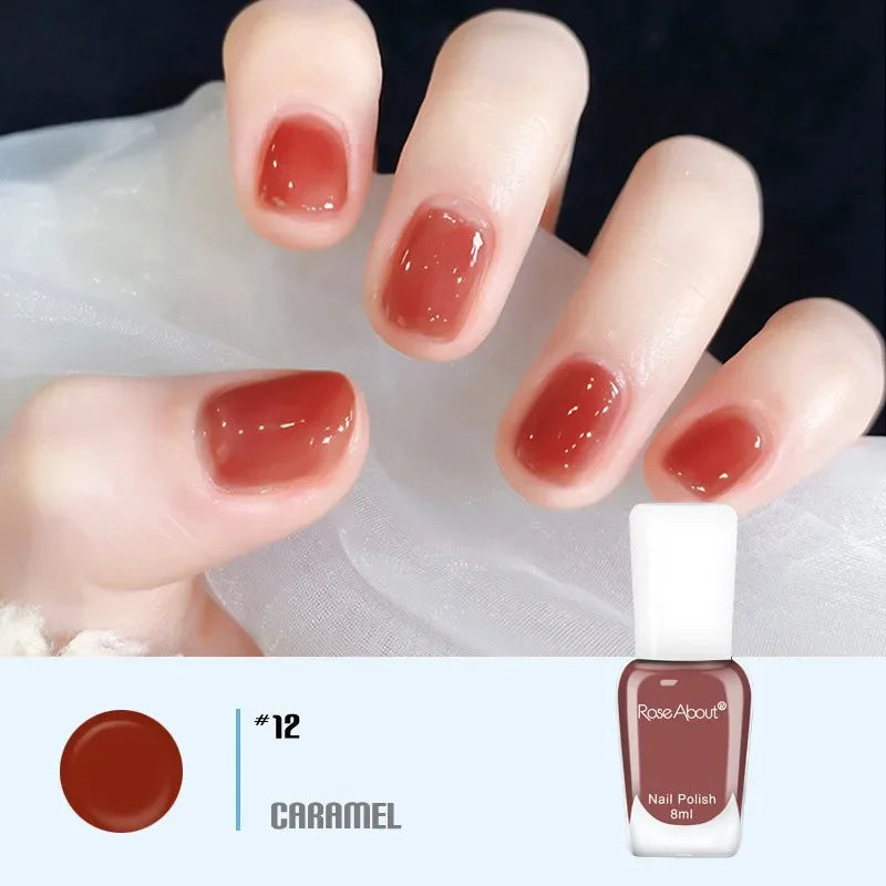 40 Colors Water-Based Nail Polish