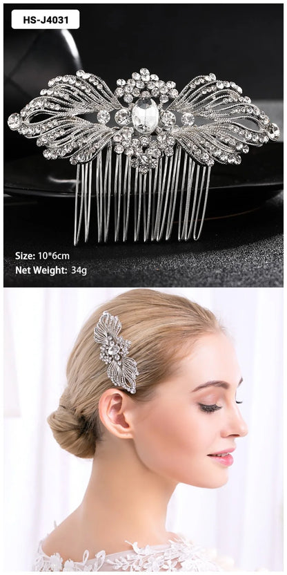 Crystal Bridal Hair Comb.