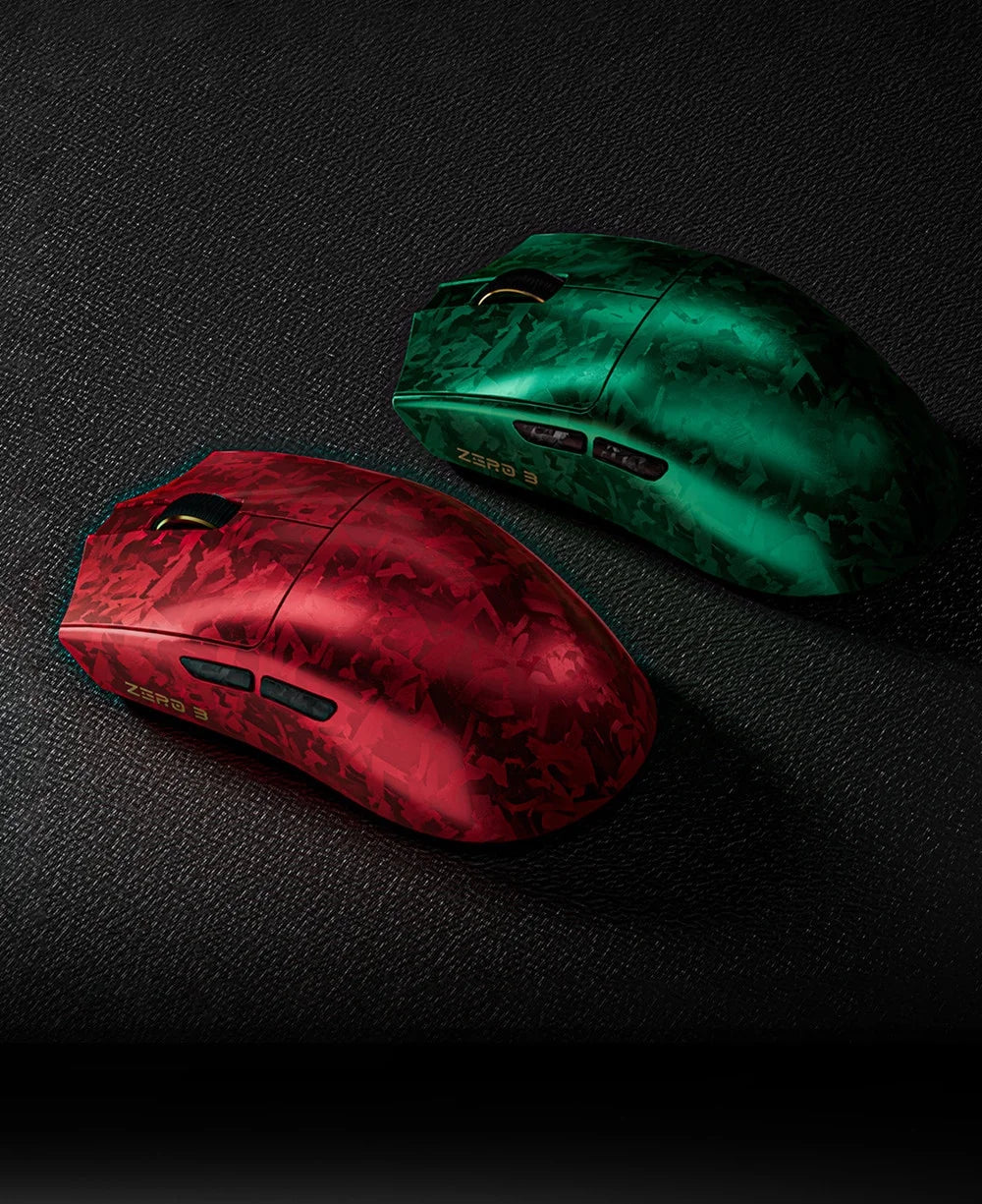 XINMENG ZERO 3 Gaming Mouse PAW3311/PAW3395/PAW3950 E-sport Sensor 1K/8K Polling Rate Carbon Fiber Case 500mAh Battery Wireless