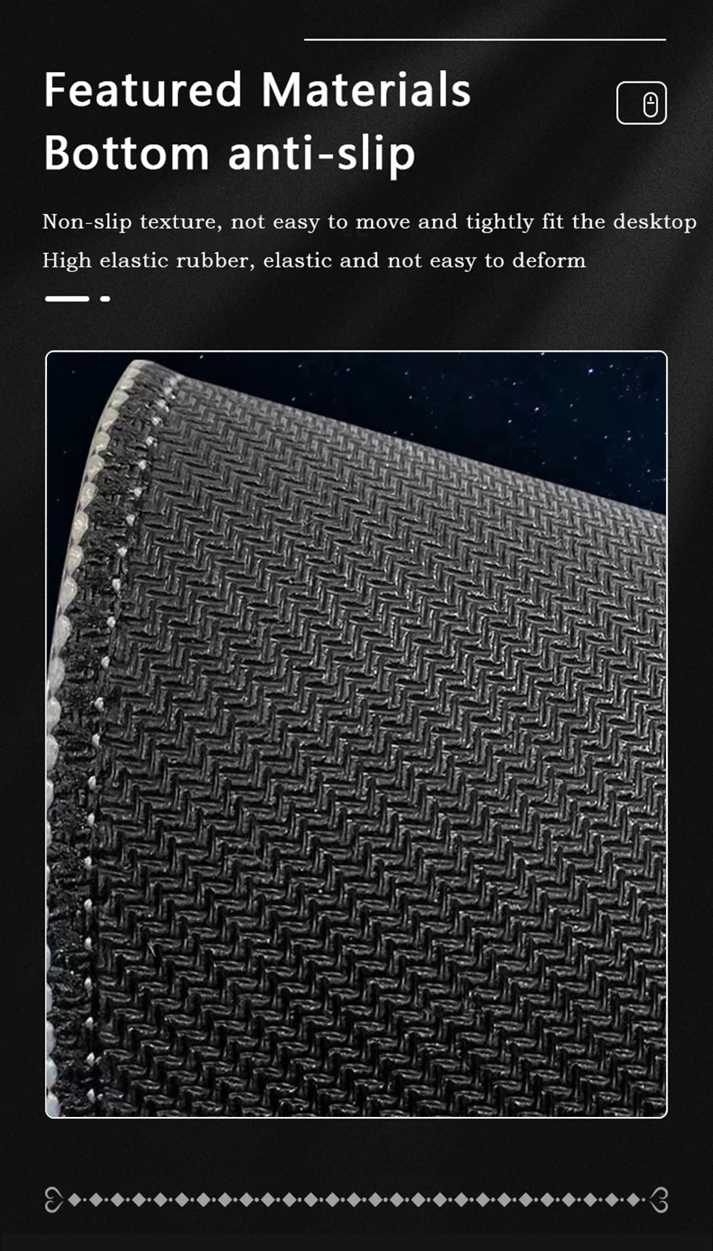 TUF Gaming Large Non-Slip Mouse Pad Desk Mat