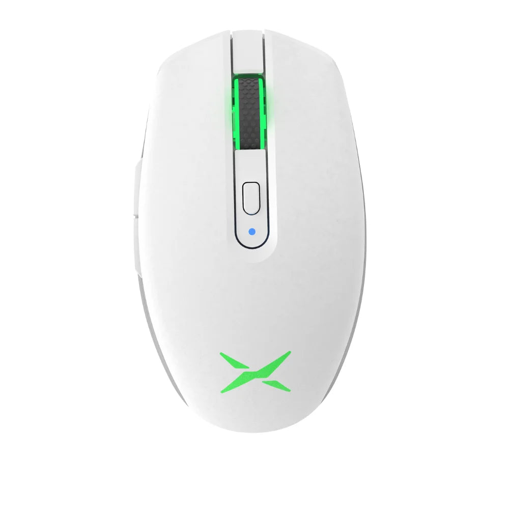 Delux M820DC PAW3335 Wired + Wireless + Bluetooth Gaming Mouse 80 Million Clicks 16000 DPI RGB Rechargeable Mice For Computers