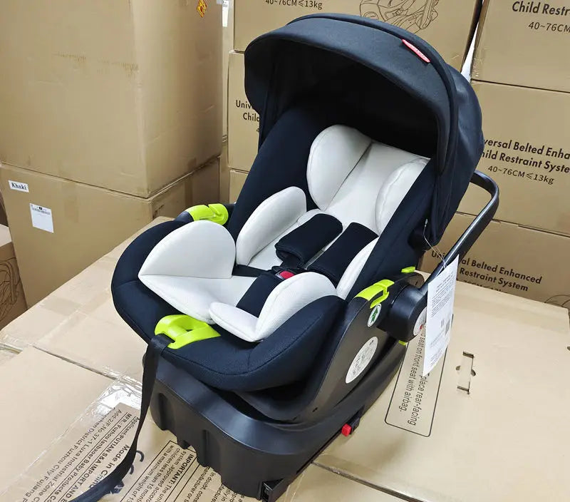 3 in 1 Baby Stroller,Baby Travel System,Baby Carriage 3in1 with Isofix Base,Foldable Newborn Pram,Reversible Standard Stroller