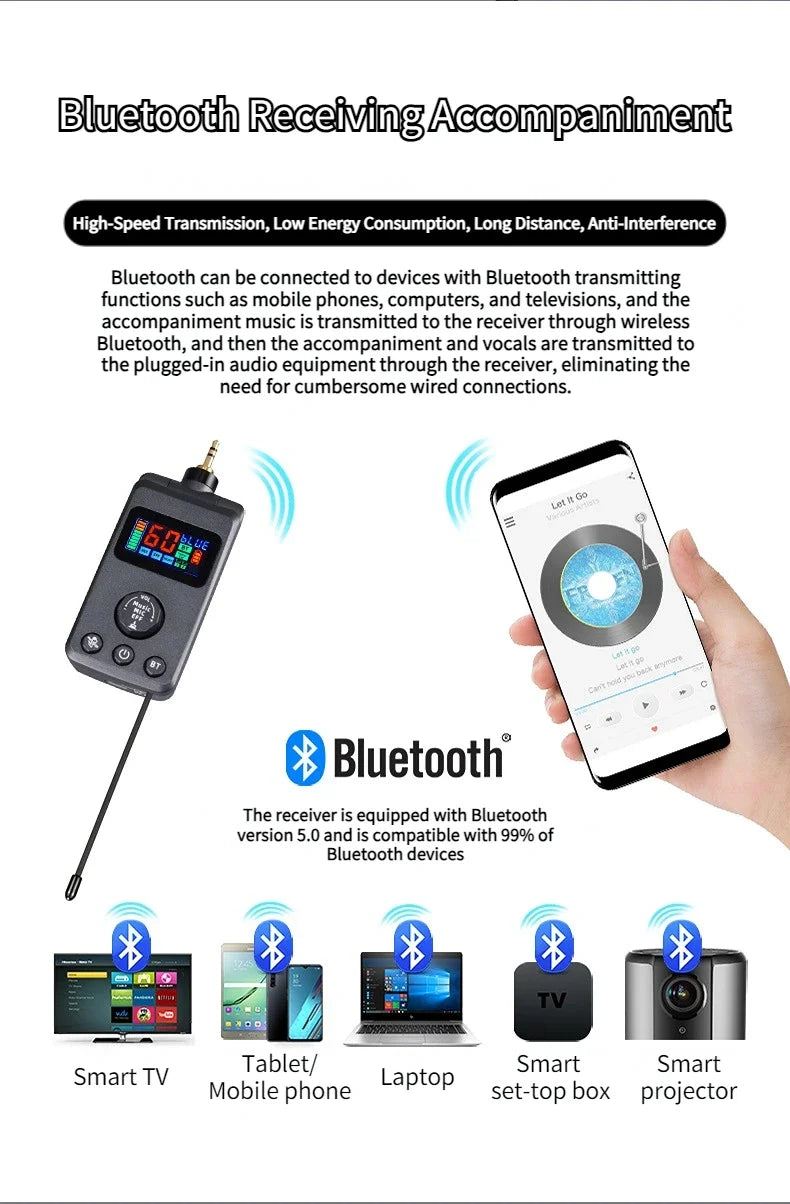 M50 Wireless Microphone DSP Anti-whistling Reverb Anti-whistling Reverb Bluetooth Microphone Singing Home Entertainment KTV